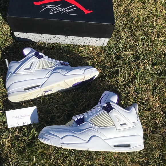 Jordan 4 Metallic Purple